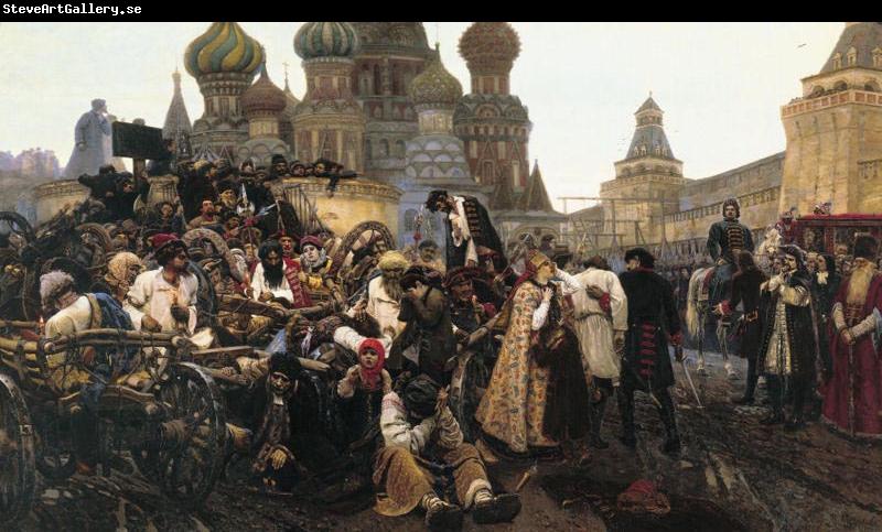 Vasily Surikov Morning of Streltzi execution